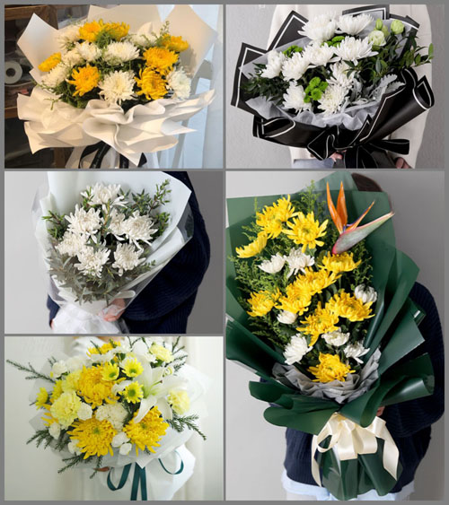 山东莱芜钢城区里辛街道中马泉村白事花束代送